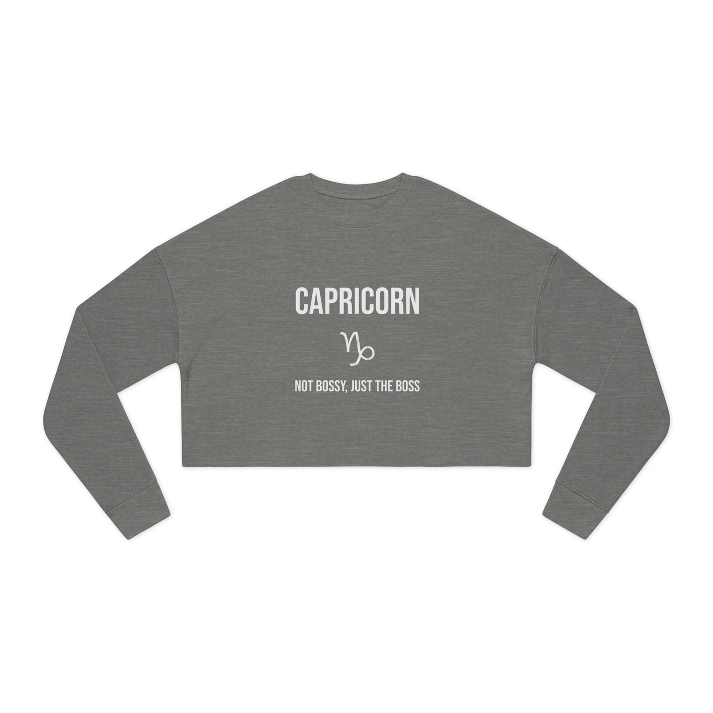 Capricorn Women's Cropped Sweatshirt