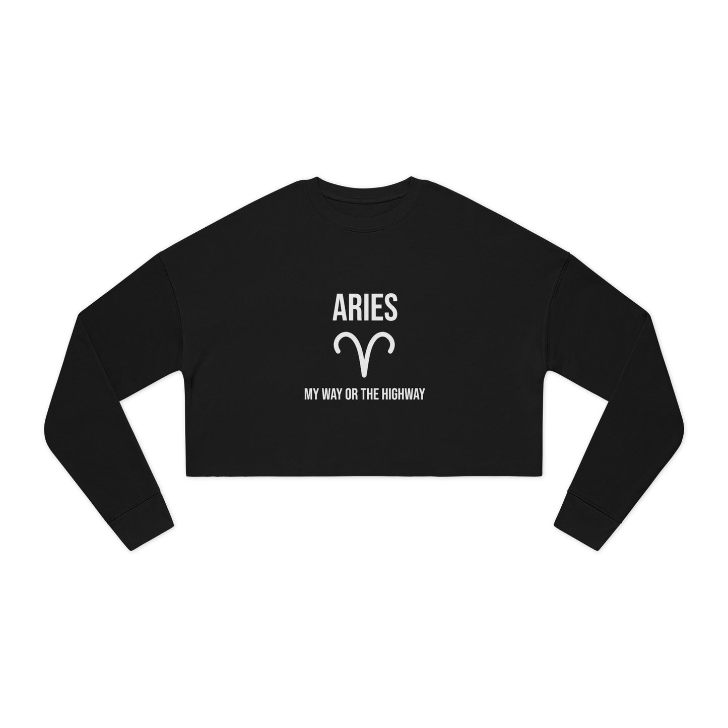 Aries Women's Cropped Sweatshirt