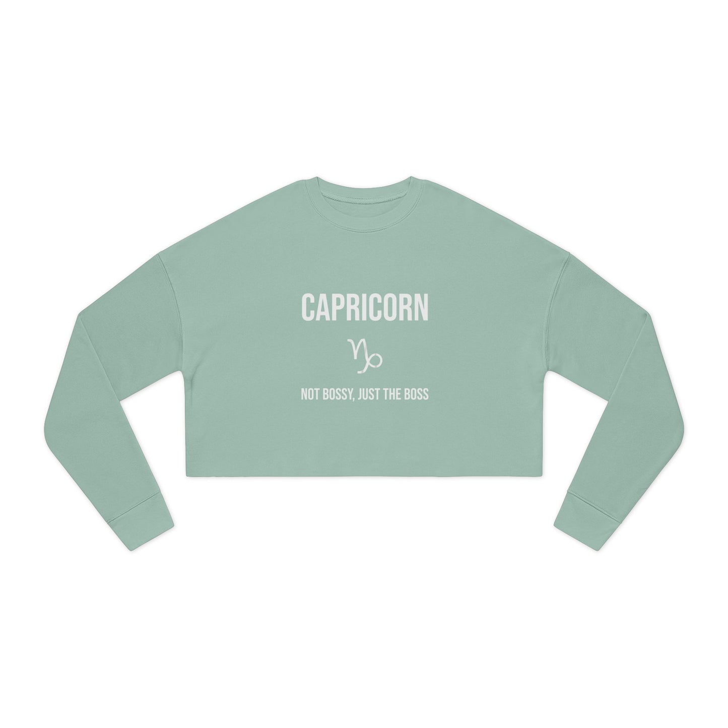 Capricorn Women's Cropped Sweatshirt