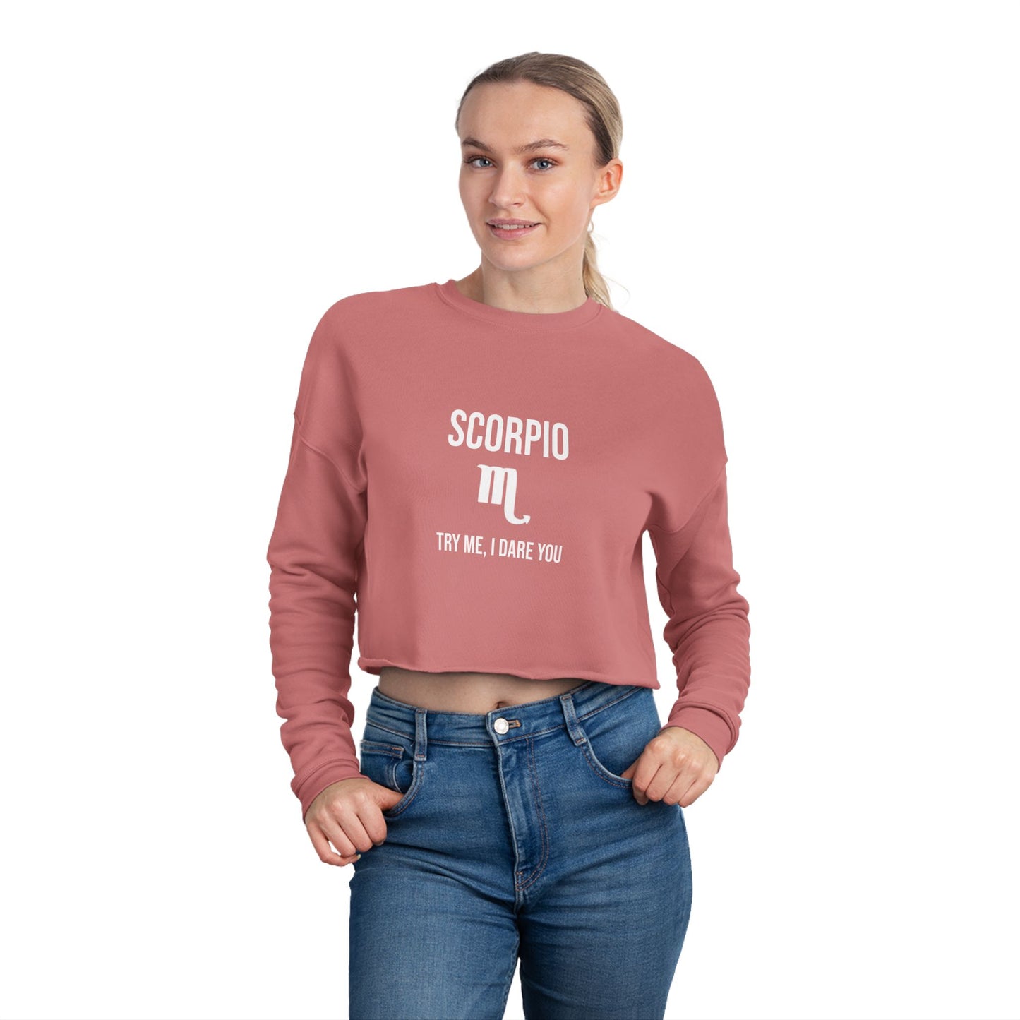 Scorpio Women's Cropped Sweatshirt