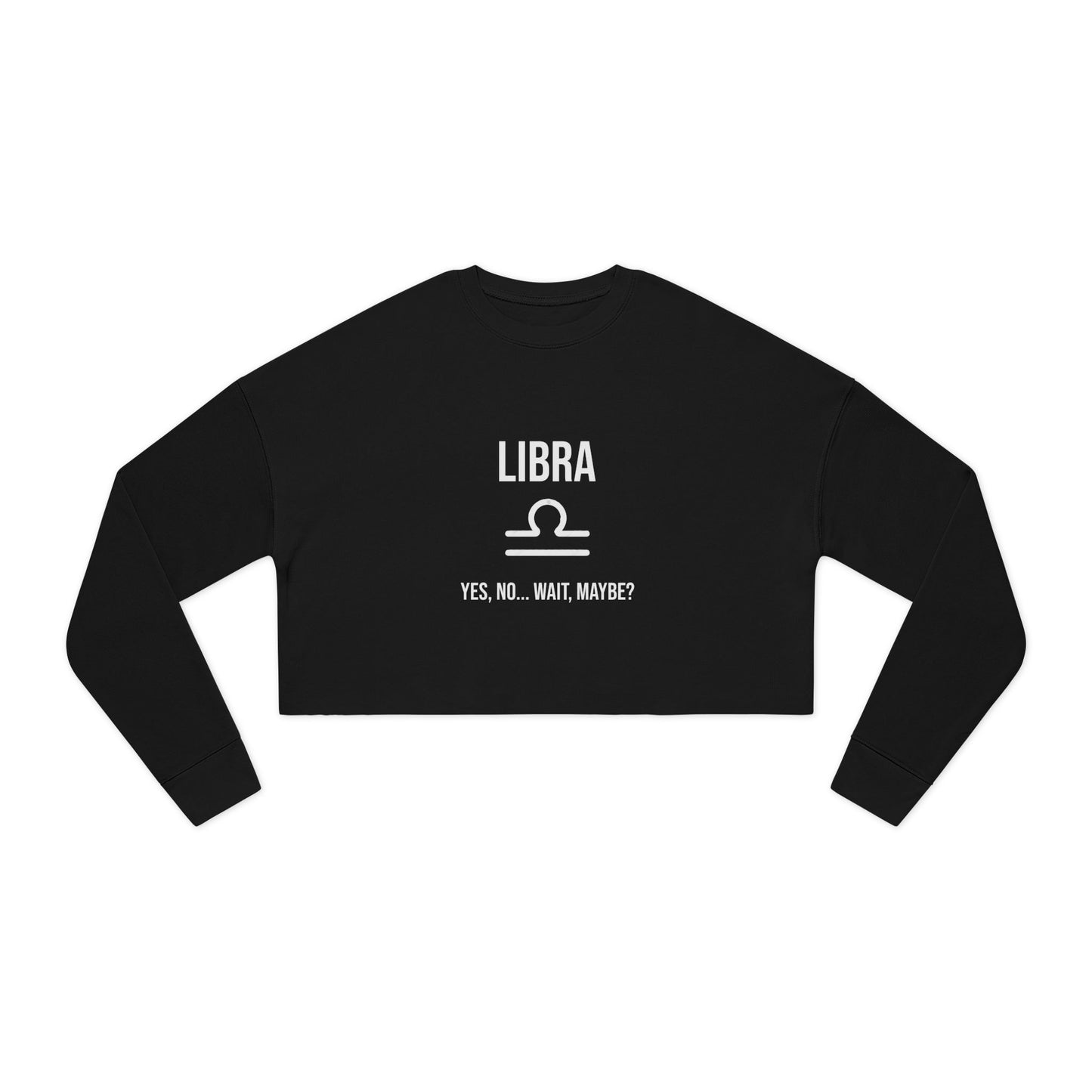 Libra Women's Cropped Sweatshirt