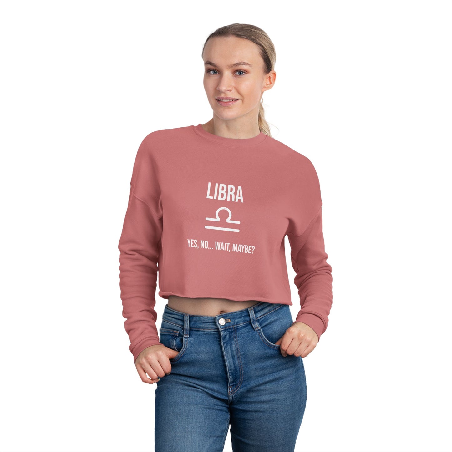 Libra Women's Cropped Sweatshirt