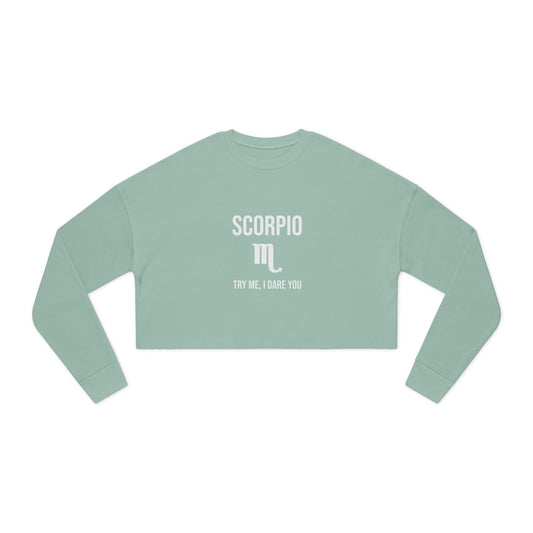 Scorpio Women's Cropped Sweatshirt