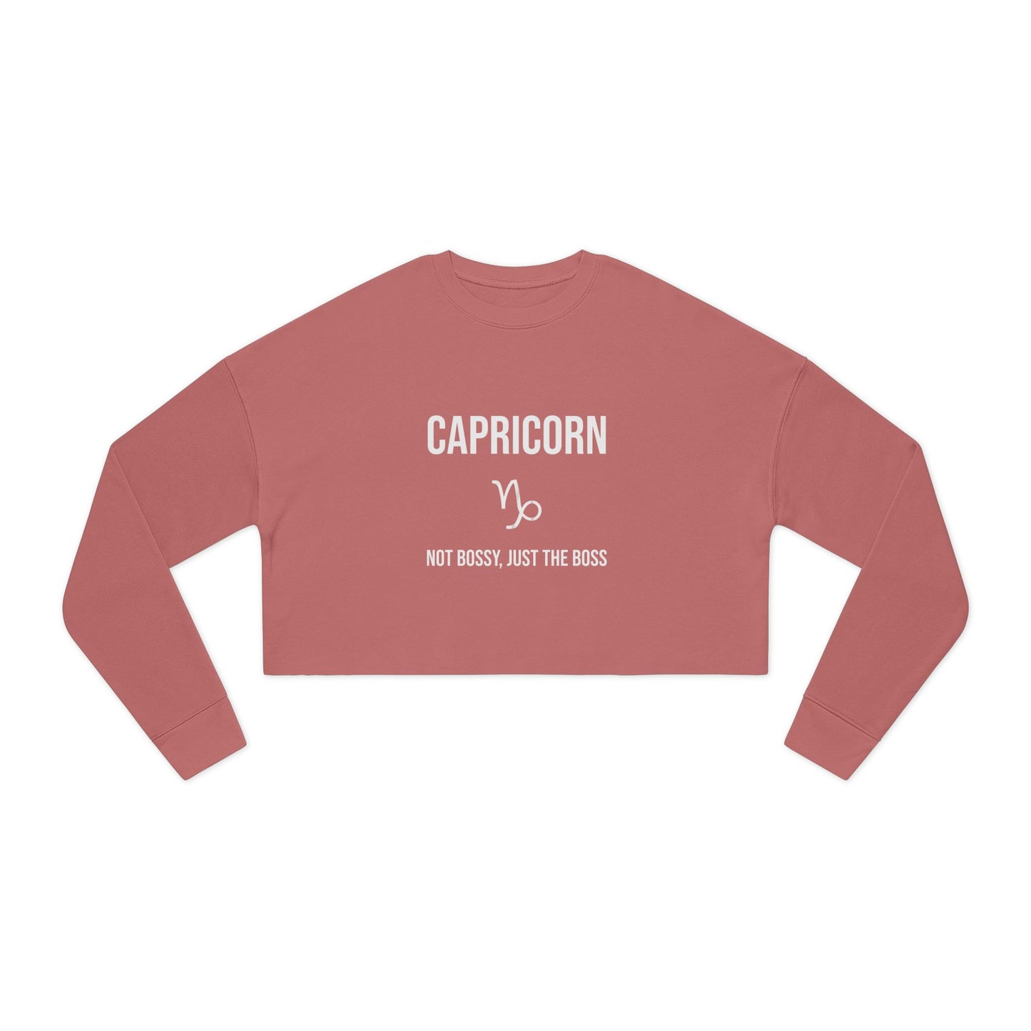 Capricorn Women's Cropped Sweatshirt
