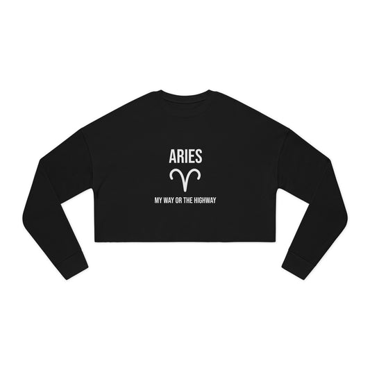 Aries Women's Cropped Sweatshirt