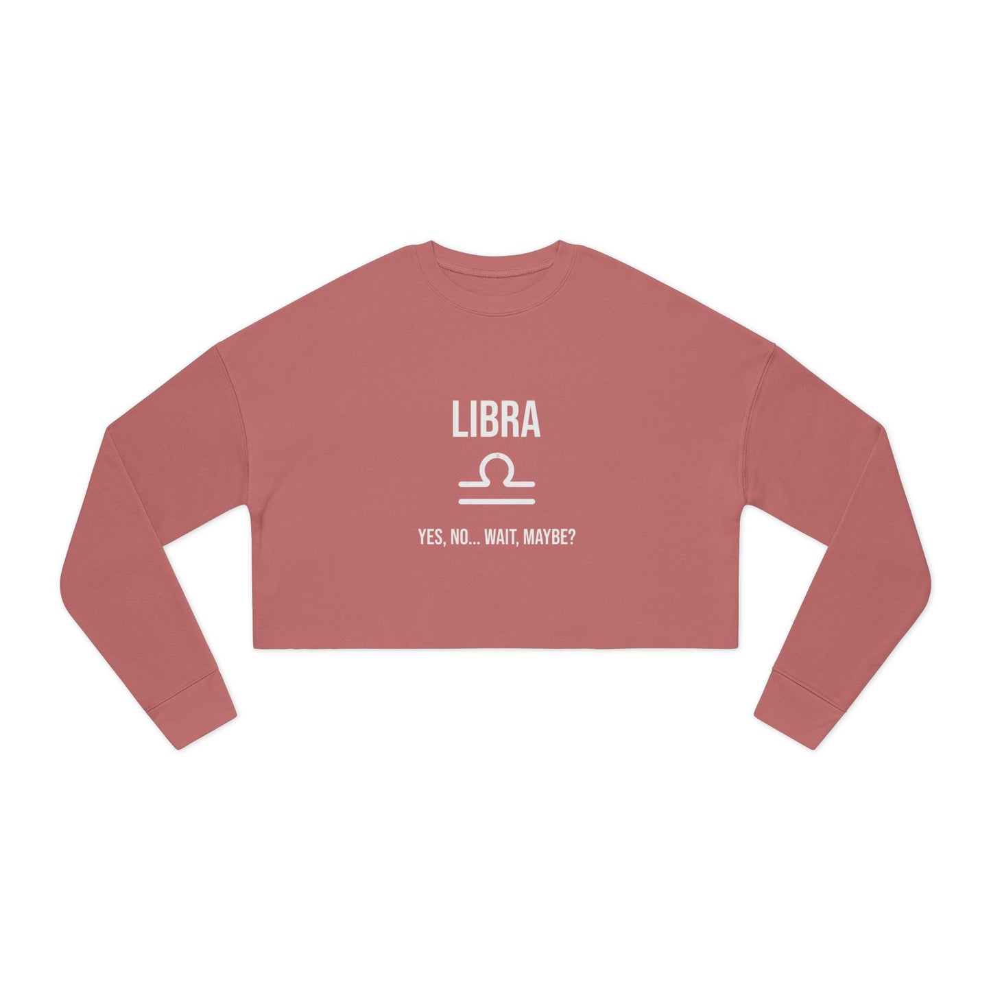 Libra Women's Cropped Sweatshirt