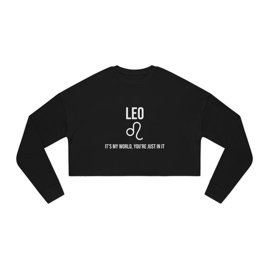 Leo Women's Cropped Sweatshirt