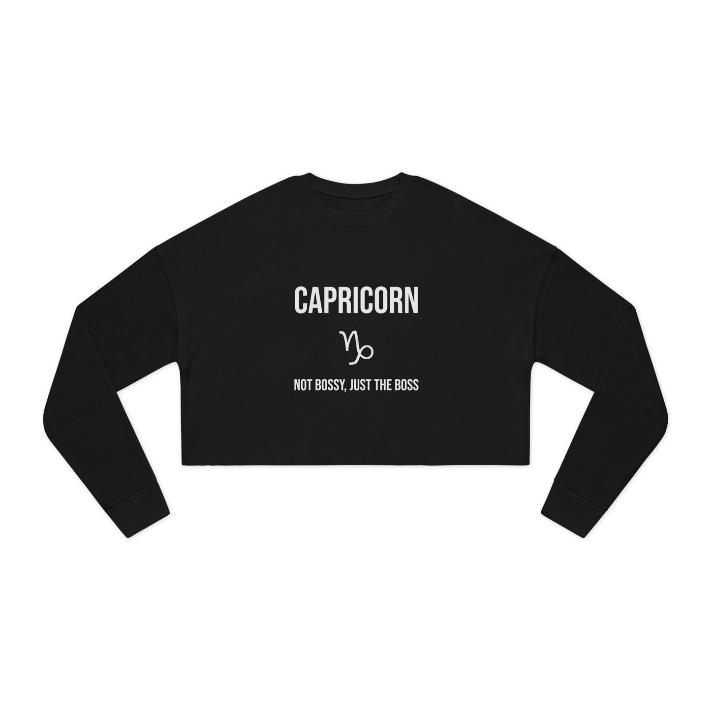 Capricorn Women's Cropped Sweatshirt