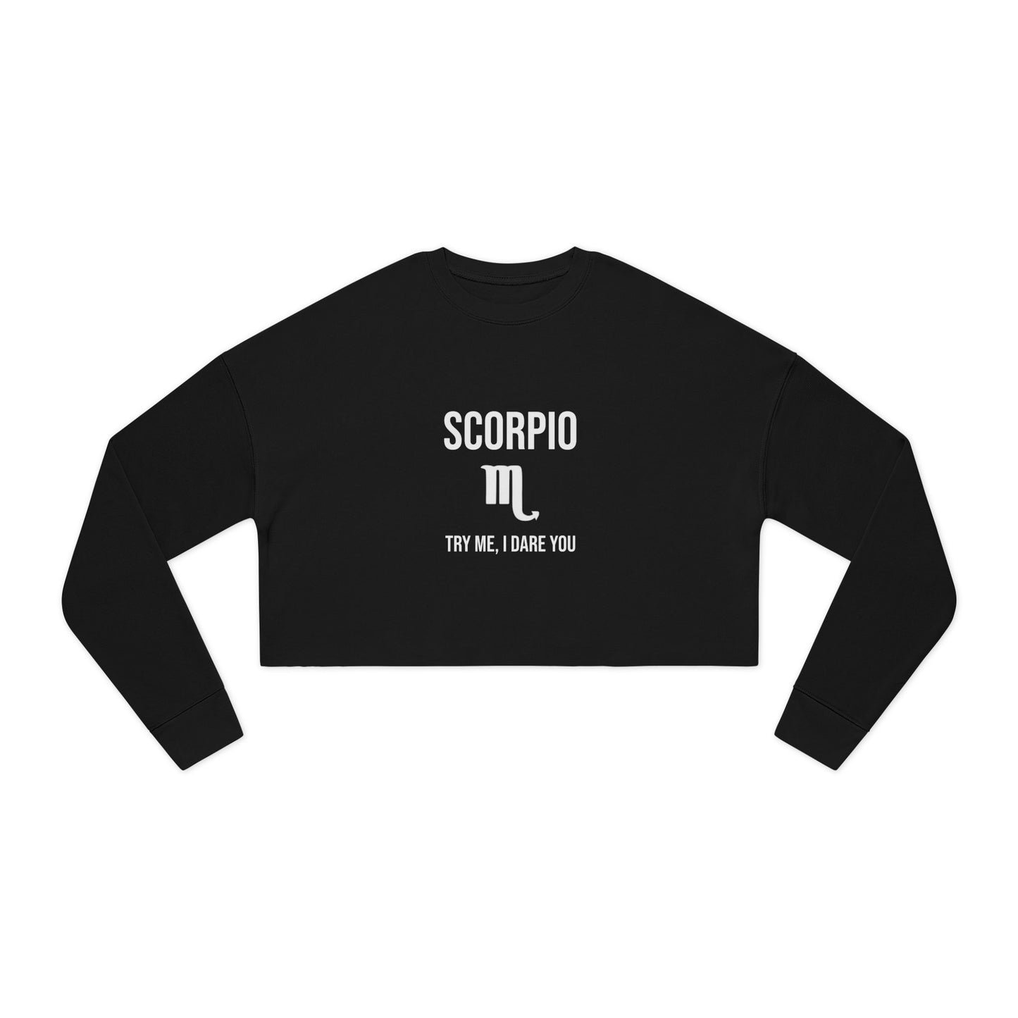 Scorpio Women's Cropped Sweatshirt